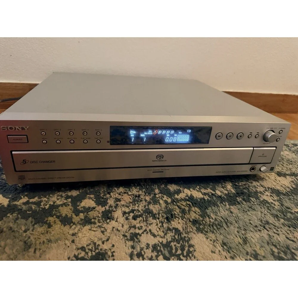 Sony SCD-C2000ES  5 Disc Super Audio CD Changer Tested - Remote Included